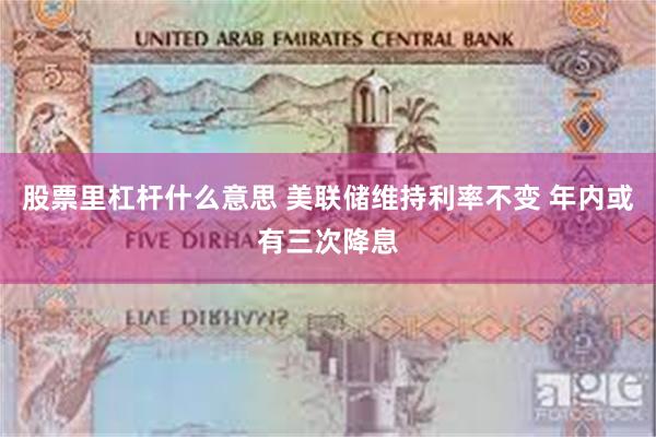 股票里杠杆什么意思 美联储维持利率不变 年内或有三次降息