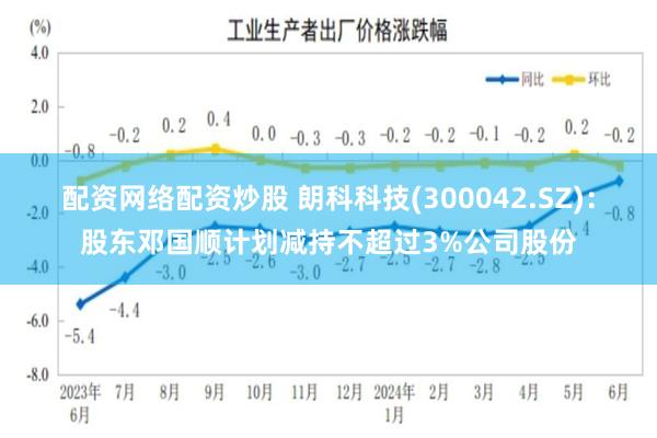 配资网络配资炒股 朗科科技(300042.SZ)：股东邓国顺计划减持不超过3%公司股份