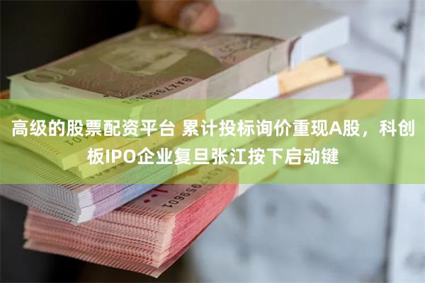 高级的股票配资平台 累计投标询价重现A股，科创板IPO企业复旦张江按下启动键