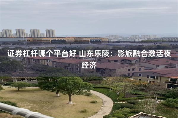 证券杠杆哪个平台好 山东乐陵：影旅融合激活夜经济