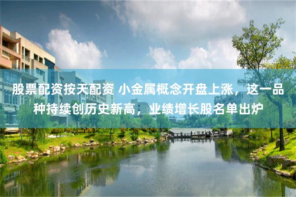 股票配资按天配资 小金属概念开盘上涨，这一品种持续创历史新高，业绩增长股名单出炉