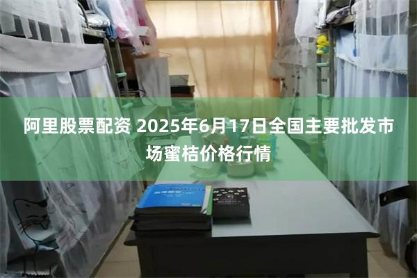 阿里股票配资 2025年6月17日全国主要批发市场蜜桔价格行情